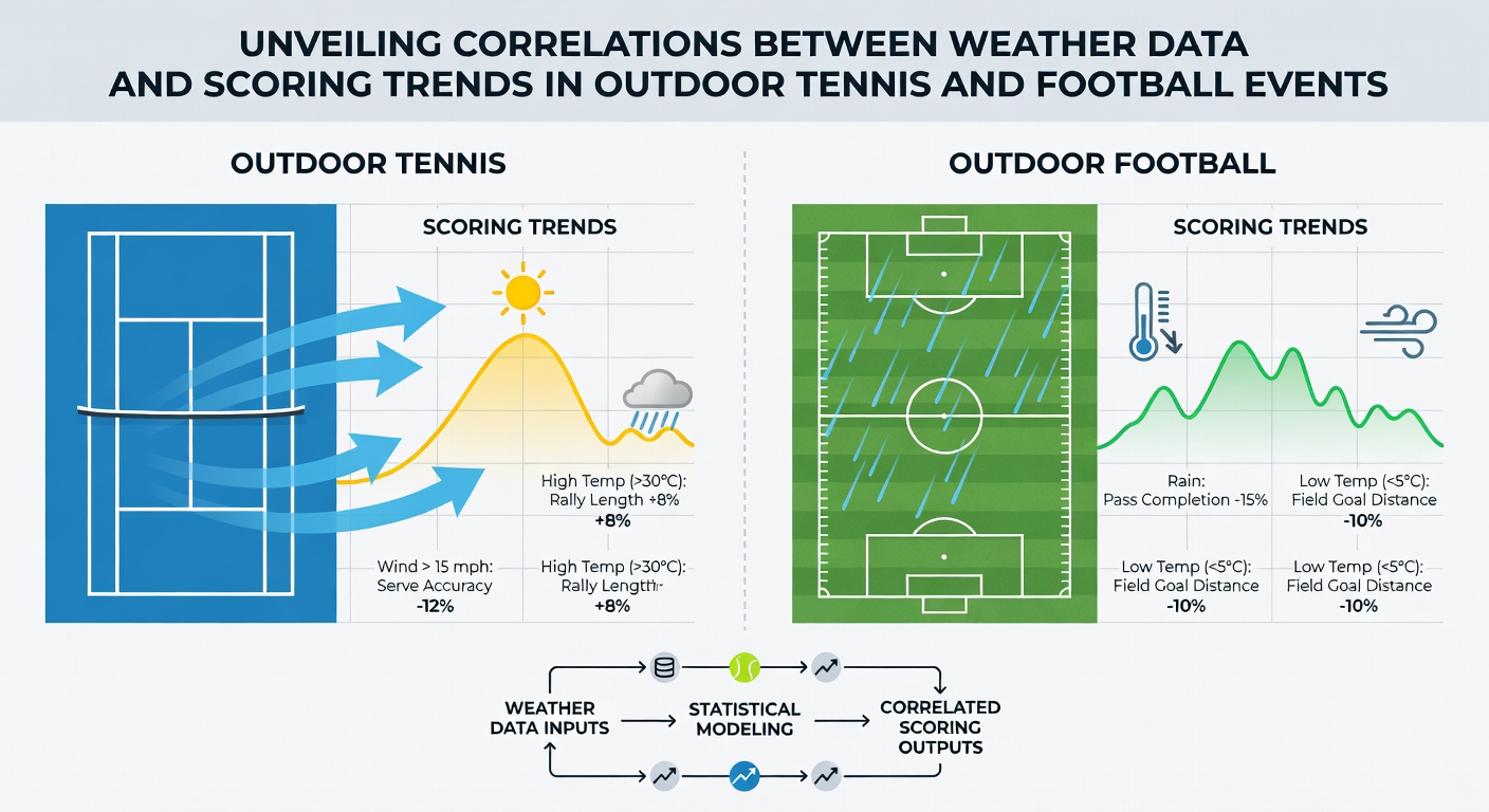 Datenanalyse zeigt Zusammenhänge zwischen Regen und Torstatistiken im Fußball