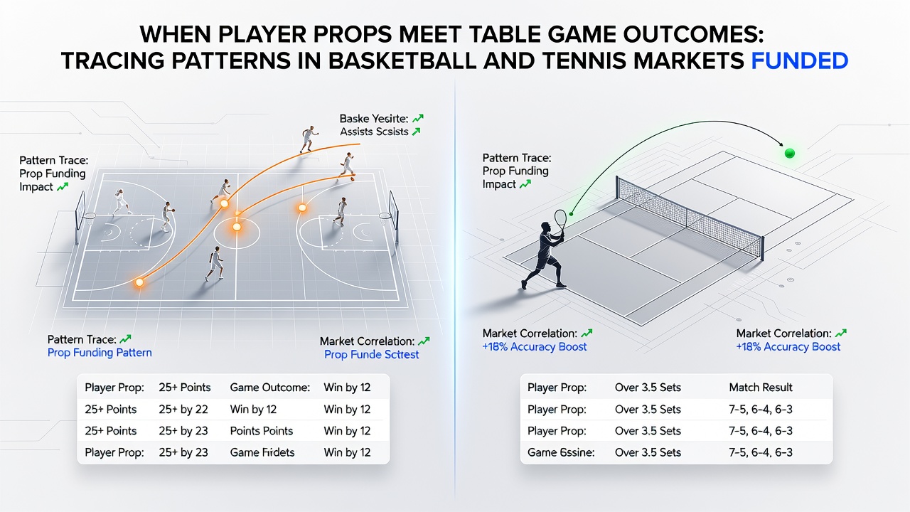 Muster in Basketball- und Tennismärkten mit digitalen Wallets und Tischspielintegration
